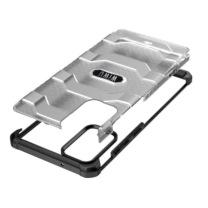 Galaxy Note 20 Kılıf Wiwu Voyager Kapak Koyu Yeşil