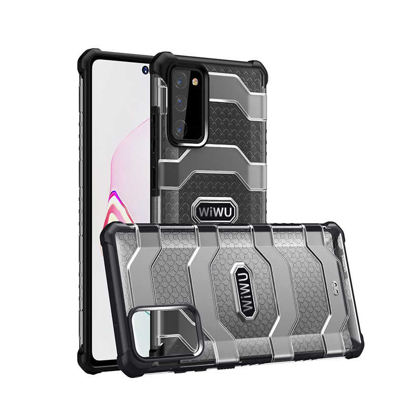 Galaxy Note 20 Kılıf Wiwu Voyager Kapak Siyah