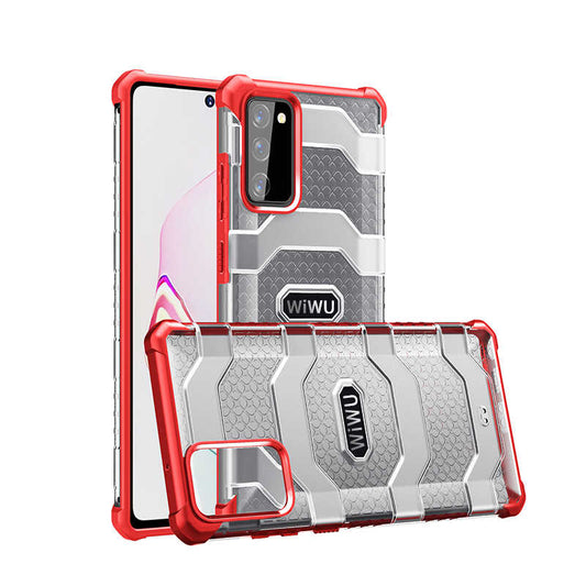 Galaxy Note 20 Kılıf Wiwu Voyager Kapak Kırmızı