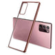 Galaxy Note 20 Ultra Benks Magic Glitz Ultra-Thin Transparent Protective Soft Kapak Rose Gold