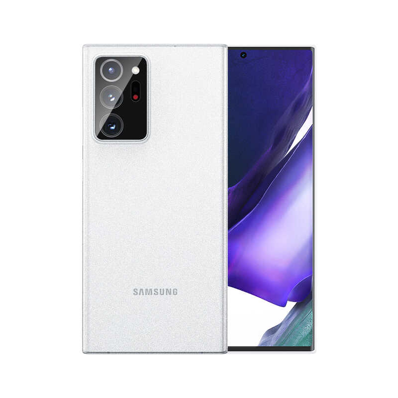 Galaxy Note 20 Ultra Kılıf Benks Lollipop Protective Kapak Transparan Siyah