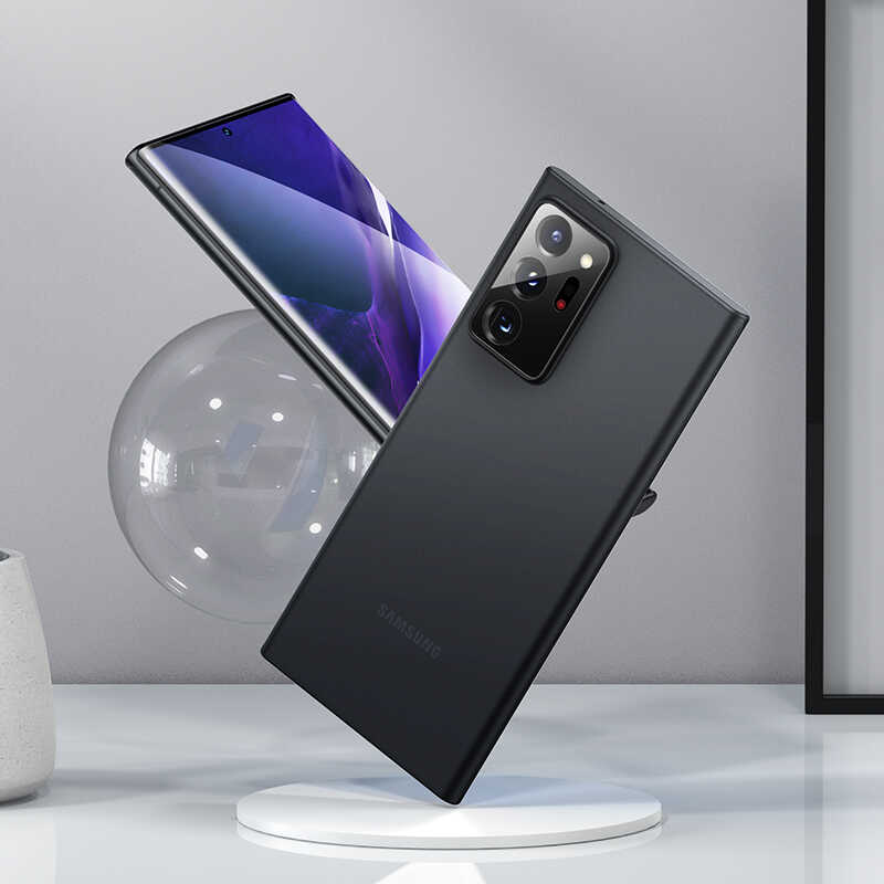 Galaxy Note 20 Ultra Kılıf Benks Lollipop Protective Kapak Transparan Siyah