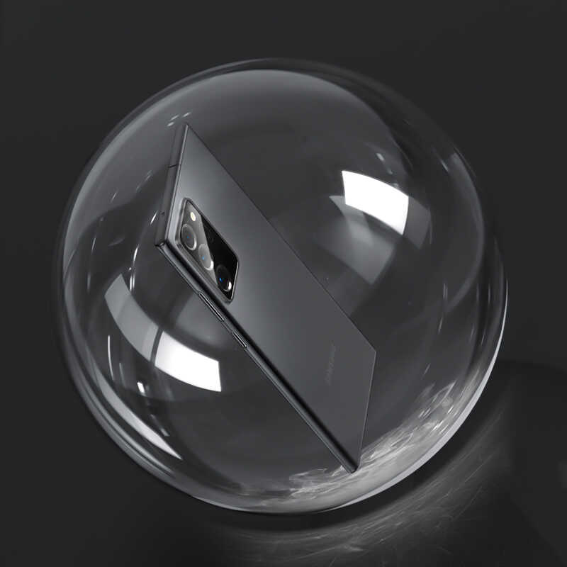 Galaxy Note 20 Ultra Kılıf Benks Lollipop Protective Kapak Transparan Siyah