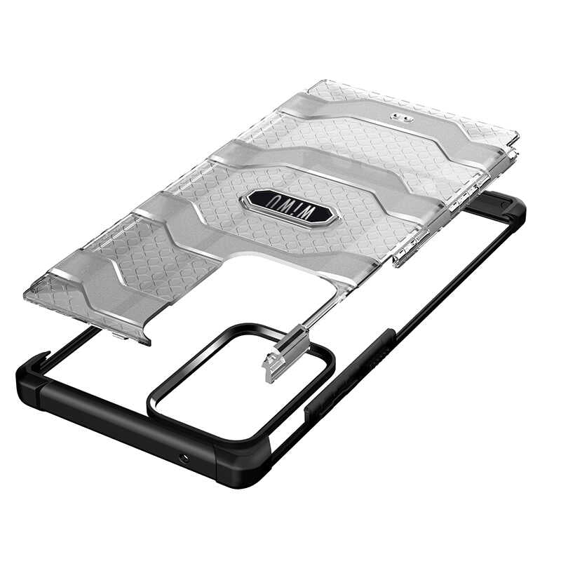 Galaxy Note 20 Ultra Kılıf Wiwu Voyager Kapak Koyu Yeşil