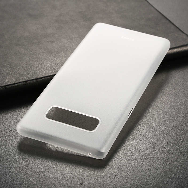 Galaxy Note 8 Kılıf Benks Lollipop Protective Kapak Transparan Beyaz