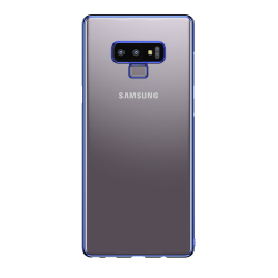 Galaxy Note 9 Kılıf Benks Electroplating PC Kapak Mavi