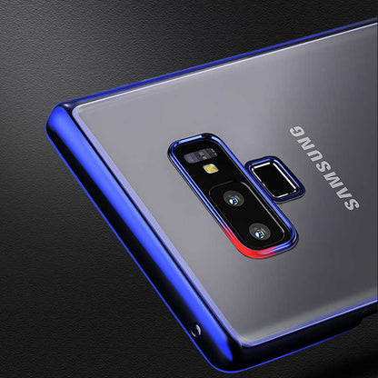 Galaxy Note 9 Kılıf Benks Electroplating PC Kapak Mavi