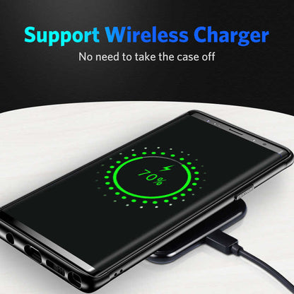 Galaxy Note 9 Kılıf Benks Magic Shiny Glass Mavi