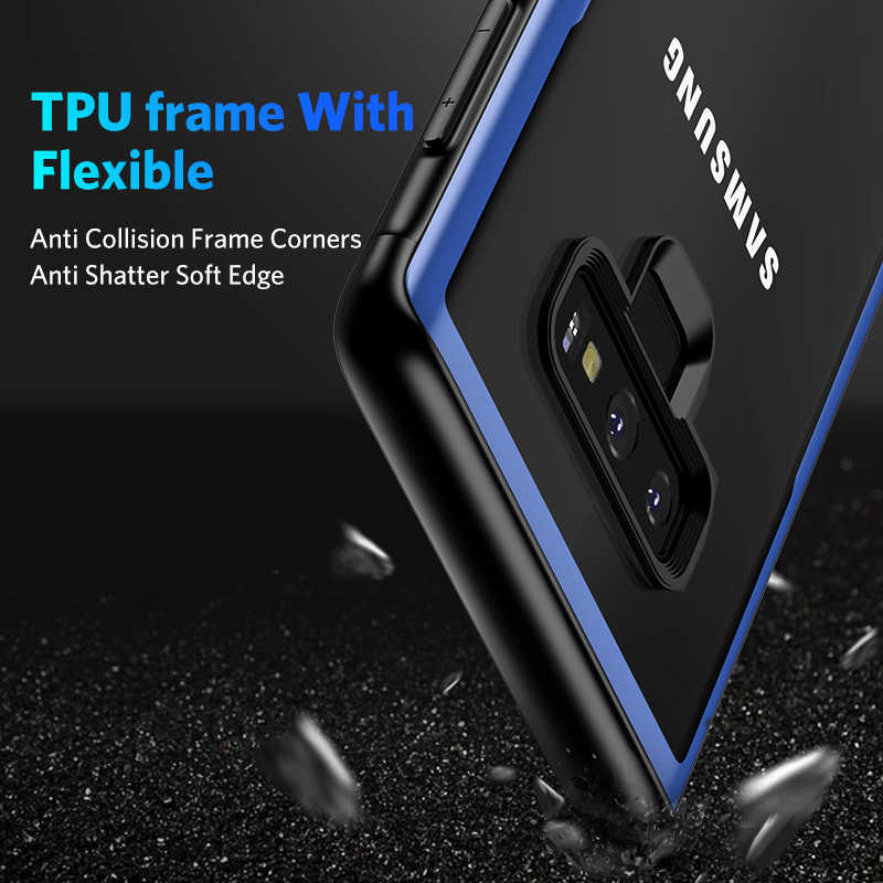 Galaxy Note 9 Kılıf Benks Magic Shiny Glass Mor