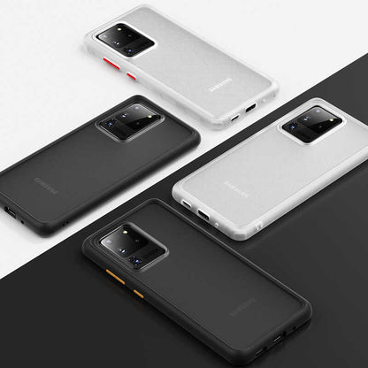 Galaxy S20 Ultra Kılıf Benks Magic Smooth Drop Resistance Kapak Siyah