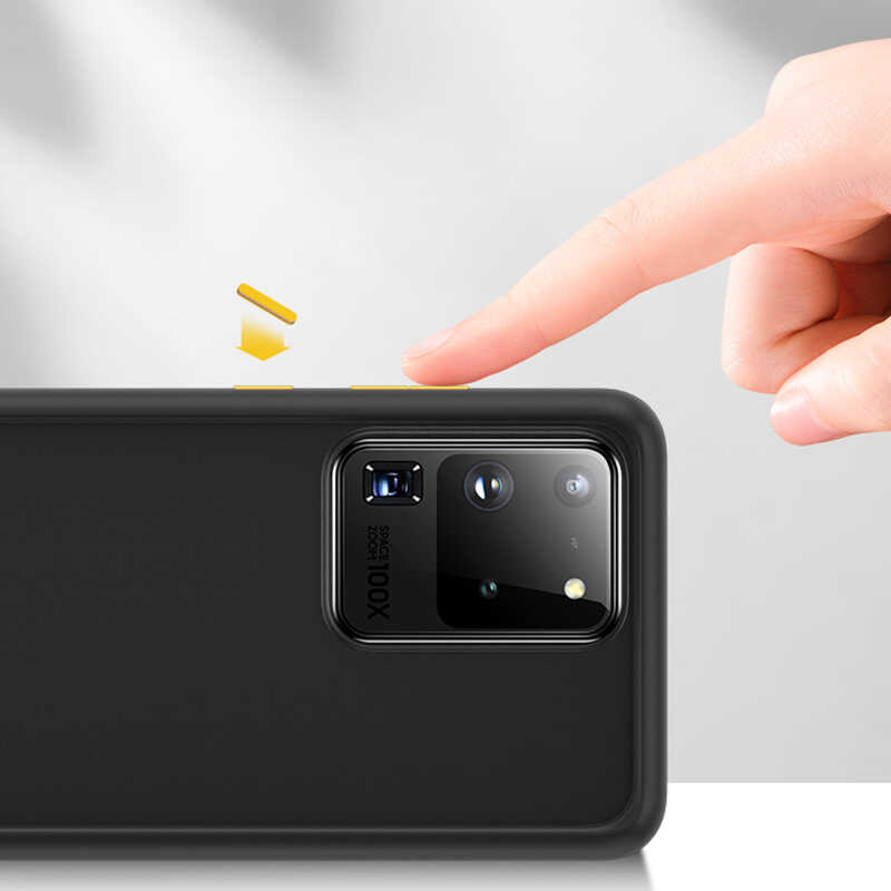 Galaxy S20 Ultra Kılıf Benks Magic Smooth Drop Resistance Kapak Beyaz