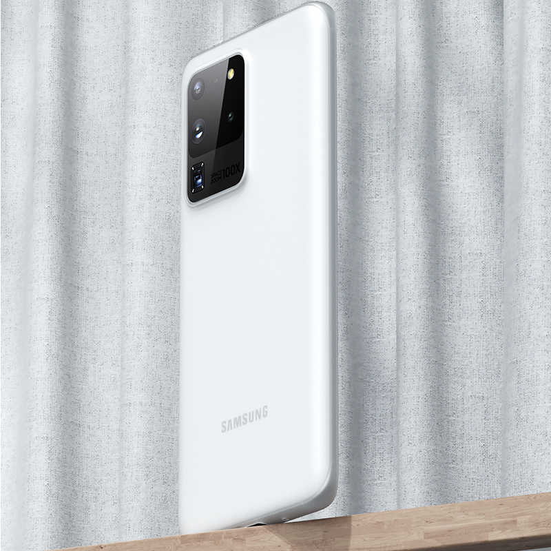 Galaxy S20 Ultra Kılıf Benks Lollipop Protective Kapak Beyaz