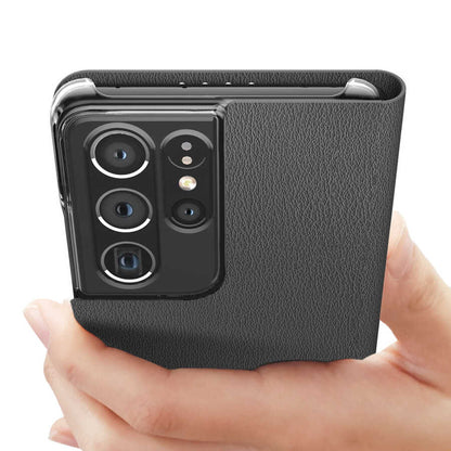 Galaxy S21 Kılıf Araree Mustang Diary Kılıf Siyah