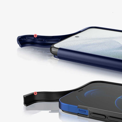 Galaxy S21 Plus Kılıf Wiwu Sand Stone Kapak Kırmızı