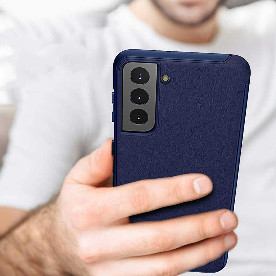 Galaxy S21 Plus Kılıf Wiwu Sand Stone Kapak Yeşil