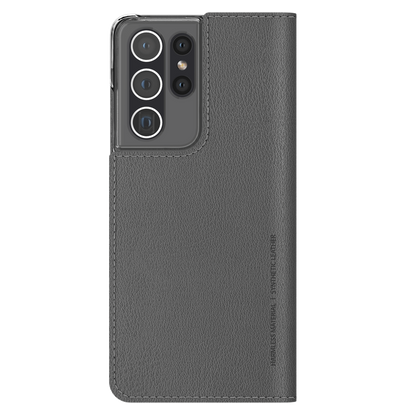 Galaxy S21 Ultra Kılıf Araree Mustang Diary Kılıf Gri