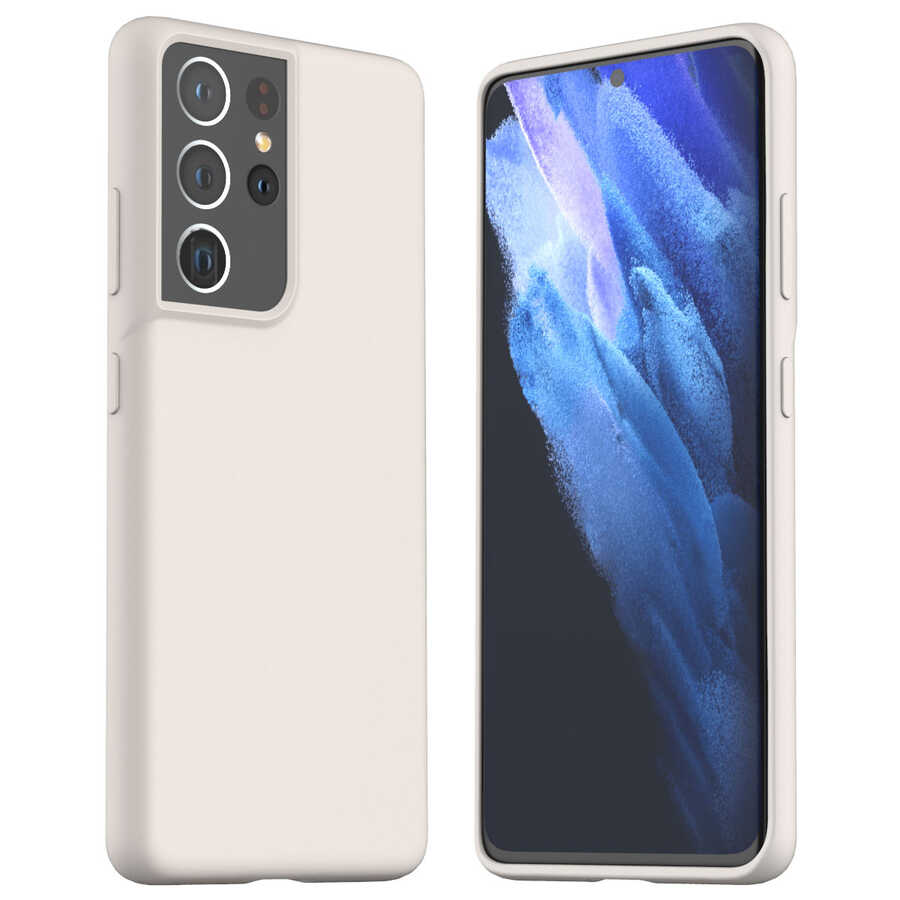 Galaxy S21 Ultra Kılıf Araree Typo Skin Kapak Mavi