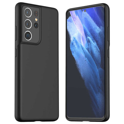 Galaxy S21 Ultra Kılıf Araree Typo Skin Kapak Siyah