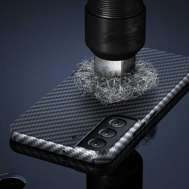 Galaxy S22 Kılıf Benks Kevlar Fiber Kapak Siyah