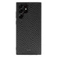 Galaxy S22 Ultra Kılıf Kajsa Pearl Pattern Hakiki Deri Kapak