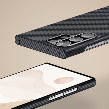 Galaxy S23 Kılıf Benks M-safe Şarj Özellikli Magnetik ArmorAir 600D Kevlar Fiber Kapak Siyah