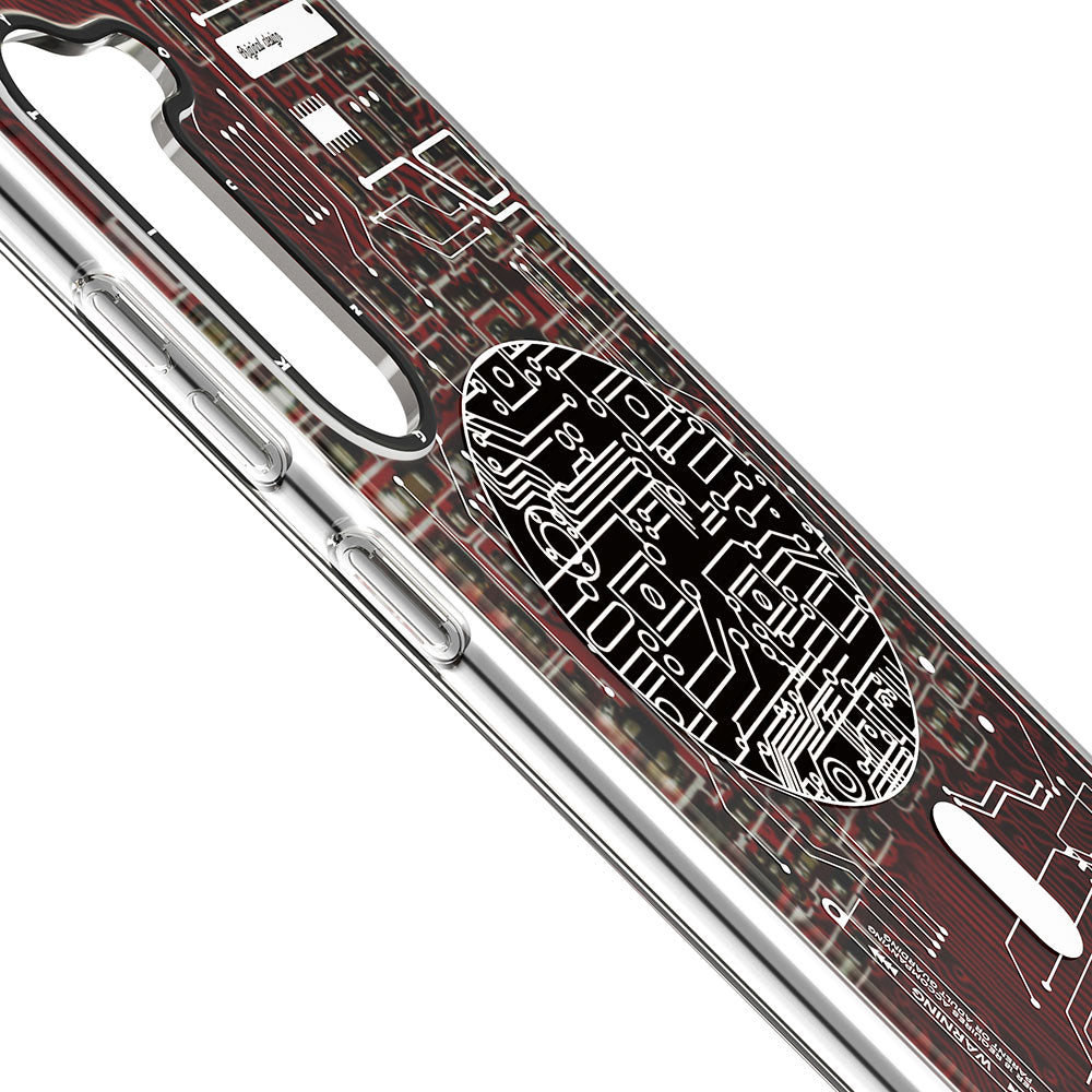 Galaxy S23 Plus Kılıf M-safe Şarj Özellikli YoungKit Technology Serisi Kapak Beyaz