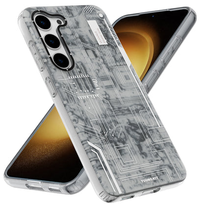 Galaxy S23 Plus Kılıf YoungKit Technology Serisi Kapak Siyah