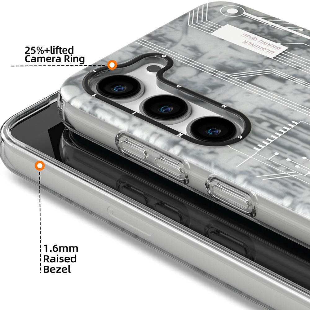 Galaxy S23 Plus Kılıf YoungKit Technology Serisi Kapak Mavi