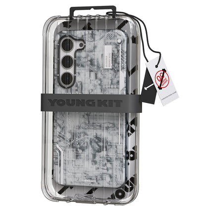 Galaxy S23 Plus Kılıf YoungKit Technology Serisi Kapak Siyah