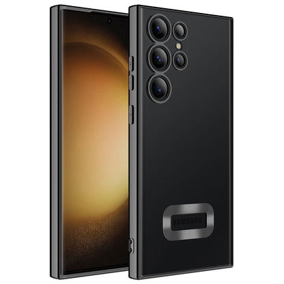 Galaxy S23 Ultra Kılıf Kamera Korumalı Logo Gösteren Zore Omega Kapak
