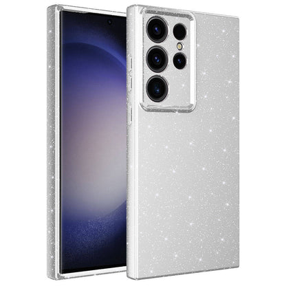 Galaxy S23 Ultra Kılıf Kamera Korumalı Simli Lüks Zore Koton Kapak