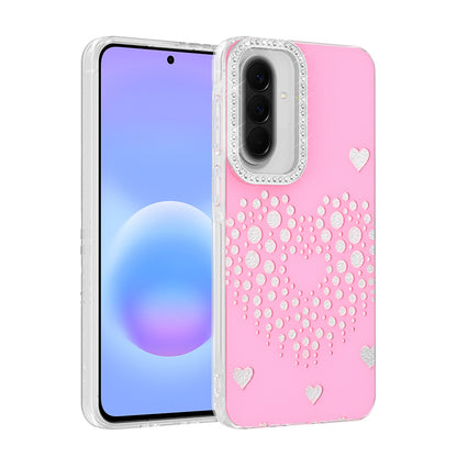 Galaxy S24 FE Kılıf Damla Taşlı Zore Rivas Sert PC Kapak