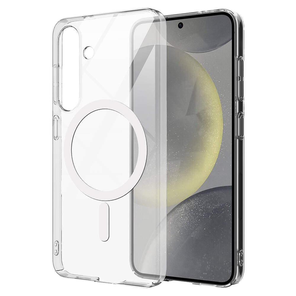 Galaxy S24 Kılıf Kamera Korumalı M-safe Sert PC Zore Porto Kapak Renksiz