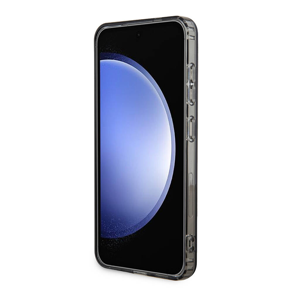 Galaxy S24 Kılıf Karl Lagerfeld Orjinal Lisanslı M-safe Şarj Özellikli Karl Head IML Baskılı Kapak Siyah