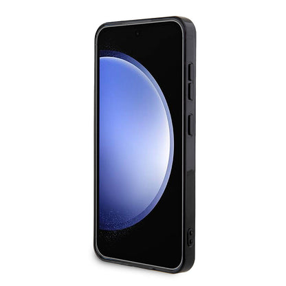 Galaxy S24 Kılıf Lacoste Orjinal Lisanslı M-safe Şarj Özellikli Çift Katmanlı Timsah Logolu Blend Monogram Kapak Petrol Yeşil