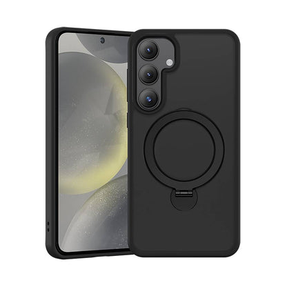 Galaxy S24 Kılıf M-safe Şarj Özellikli Benks Standlı Mist Protective Kapak Mavi