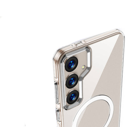 Galaxy S24 Kılıf M-safe Şarj Özellikli Wlons Efsane Kapak Renksiz