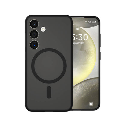 Galaxy S24 Kılıf Wiwu FGG-024 M-safe Şarj Özellikli Lekelere Dayanıklı Kapak Siyah