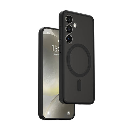 Galaxy S24 Kılıf Wiwu FGG-024 M-safe Şarj Özellikli Lekelere Dayanıklı Kapak Siyah