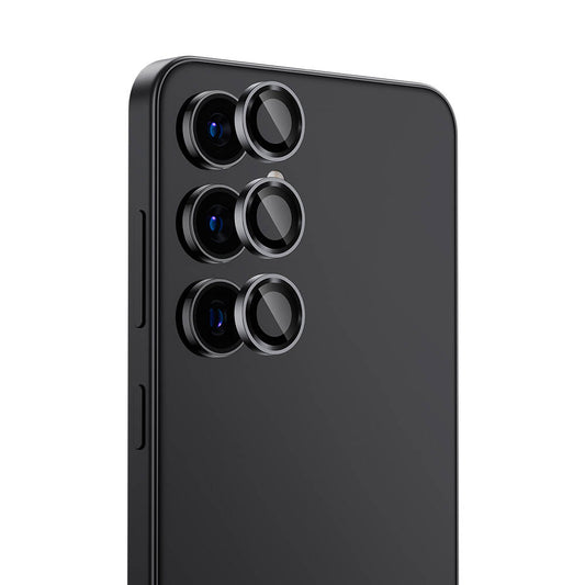 Galaxy S24 Oleofobik Anti-Reflective Benks Glass Warrior Safir Kamera Lens Koruyucu Siyah