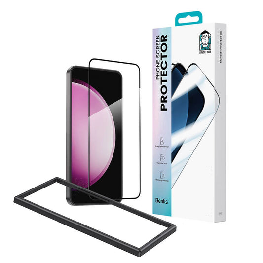 Galaxy S24 Plus Benks Ultra Shield 0.3mm Ekran Koruyucu + Kolay Uygulama Aparatlı Siyah