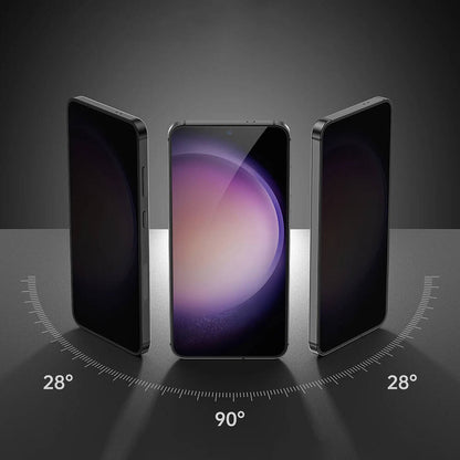 Galaxy S24 Plus Benks Ultra Shield 0.3mm Privacy Ekran Koruyucu + Kolay Uygulama Aparatlı Siyah