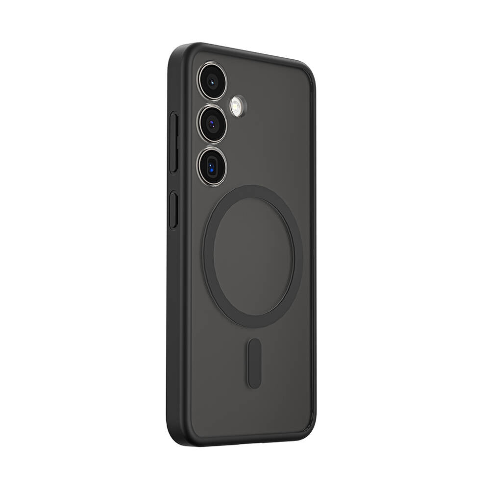 Galaxy S24 Plus Kılıf Wiwu FGG-024 M-safe Şarj Özellikli Lekelere Dayanıklı Kapak Siyah