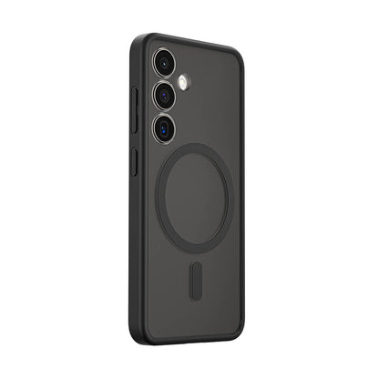 Galaxy S24 Plus Kılıf Wiwu FGG-024 M-safe Şarj Özellikli Lekelere Dayanıklı Kapak Siyah