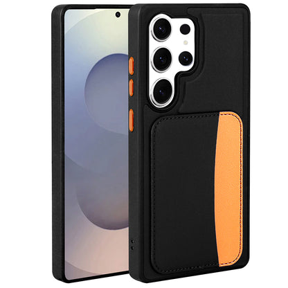 Galaxy S24 Ultra Kılıf Kartlıklı Zore X-Kart Silikon Kapak