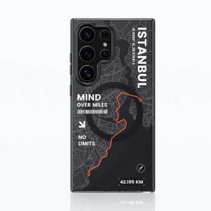 Galaxy S24 Ultra Kılıf M-safe Şarj Özellikli Benks City Serisi Kapak Siyah