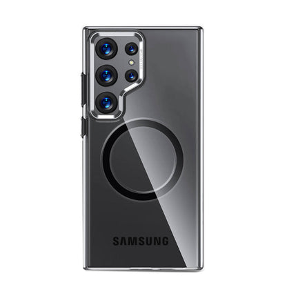 Galaxy S24 Ultra Kılıf M-safe Şarj Özellikli Wlons Efsane Kapak Renksiz