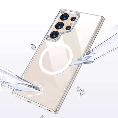 Galaxy S24 Ultra Kılıf M-safe Şarj Özellikli Wlons Efsane Kapak Renksiz