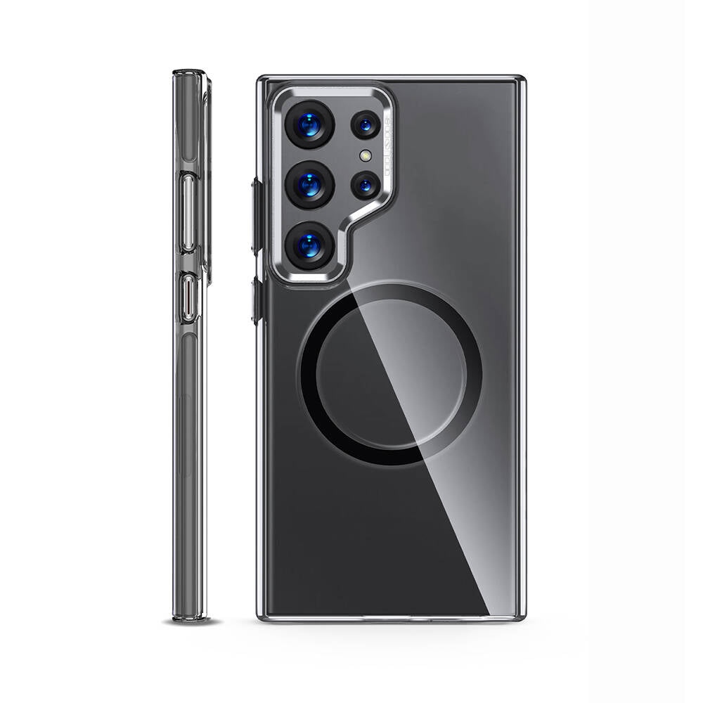 Galaxy S24 Ultra Kılıf M-safe Şarj Özellikli Wlons Efsane Kapak Renksiz