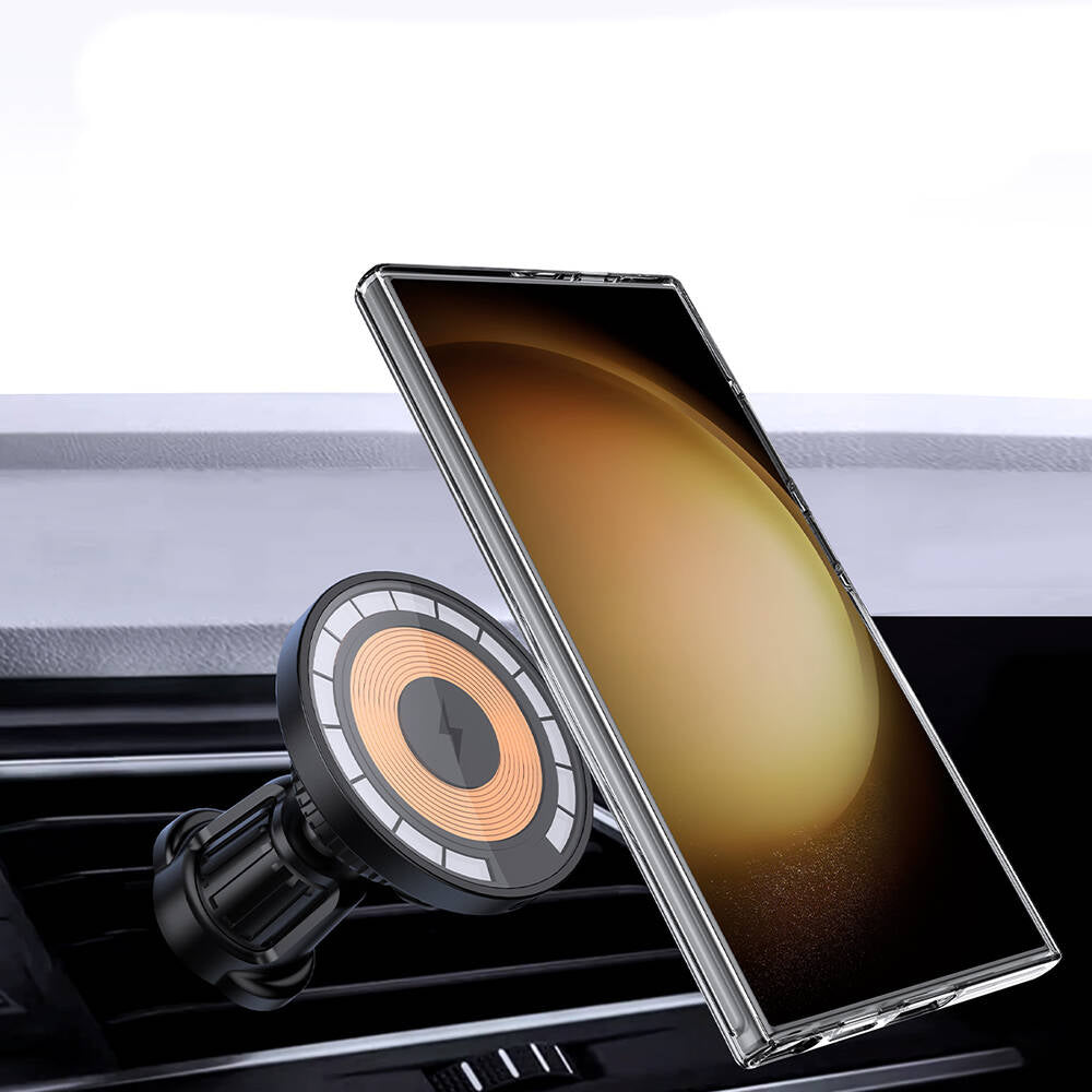 Galaxy S24 Ultra Kılıf M-safe Şarj Özellikli Wlons Efsane Kapak Renksiz